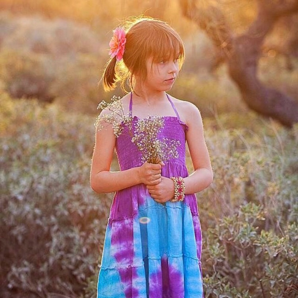 Tie Dye Halter Dress